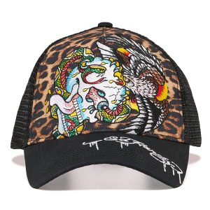 Battle Skull Leopard Hat