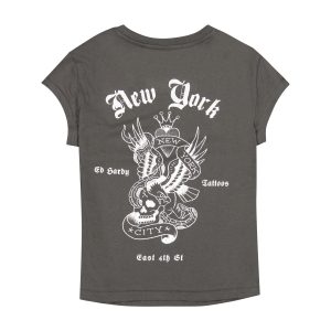 NY Eagle Cap Sleeve Tee