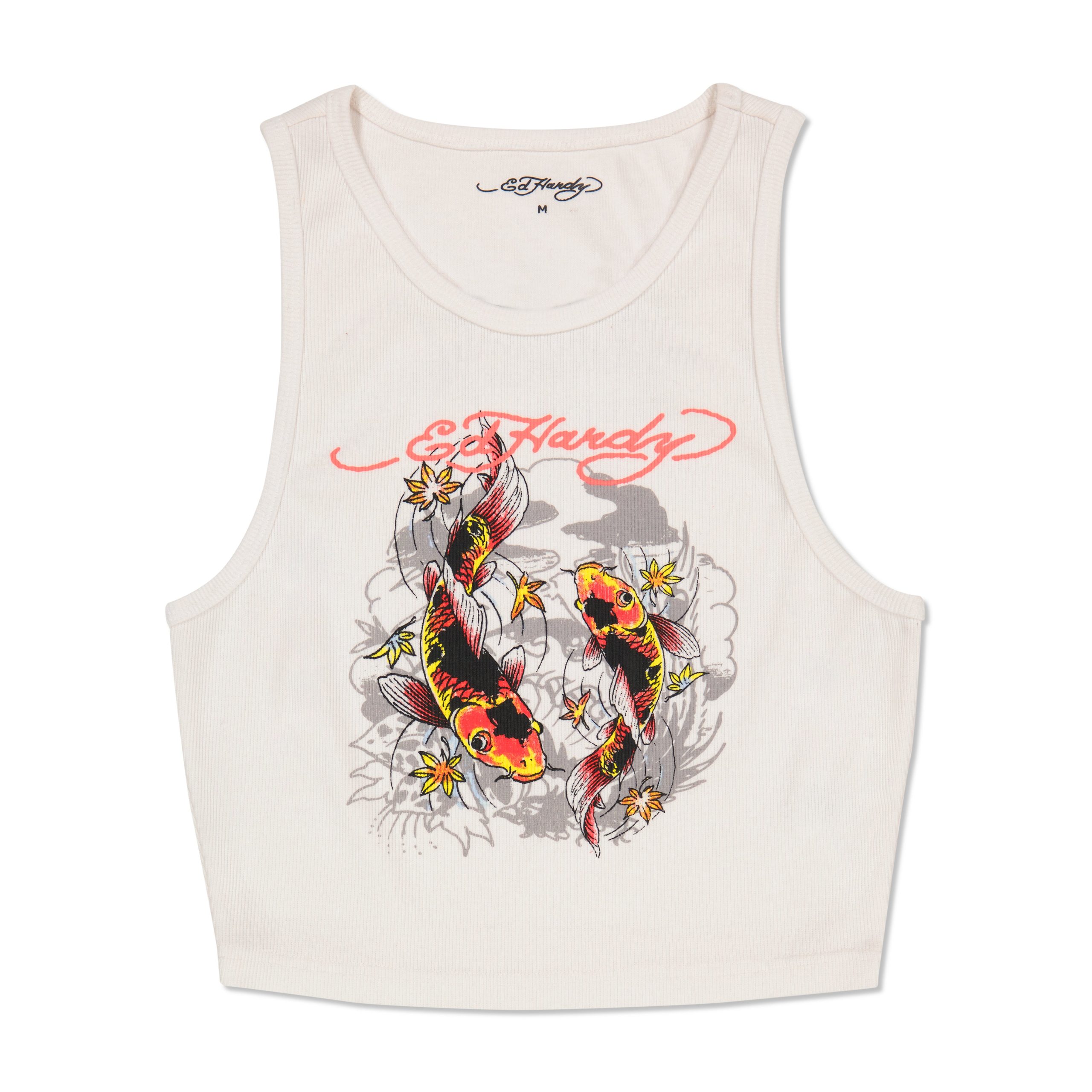 Koi Fish Rib Knit Tank
